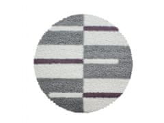 Ayyildiz Kusový koberec GALA 2505, Lila Rozměr koberce: 200 cm KRUH