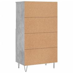 Vidaxl Skříň highboard betonově šedá 60 x 36 x 110 cm kompozitní dřevo