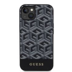 Guess  PU G Cube MagSafe Zadní Kryt pro iPhone 15 Black