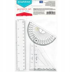 STARPAK Geometrická sada pro školu 4 prvky