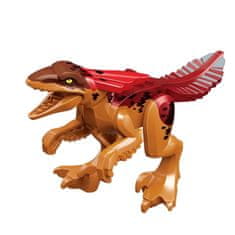 HABARRI Stavebnice dinosaurus - plastová figurka Fire Rapto, Tyranozaur