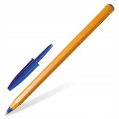 Bic Modré kuličkové pero se zátkou oranžové 0,7 mm