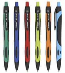 BTS Automatické školní modré kuličkové pero