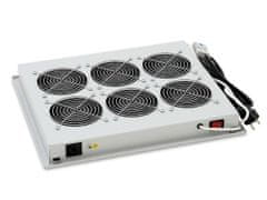 Triton Ventilační jednotka spodní (horní) 220V/60W 4x ventilátor, šedá