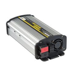 Carspa Napěťový měnič CAR600U-122 12V/230V+USB 600W, modifikovaná sinus (náhrada za CAR500-12)