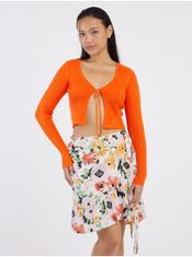 Vero Moda Oranžový dámský kardigan VERO MODA Glory S