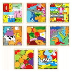 HABARRI Puzzle din lemn Jigsaw Legume