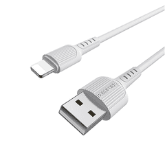 Borofone Kabel iPhone Lightning 1m, 2A - Borofone Easy BX16 bílý