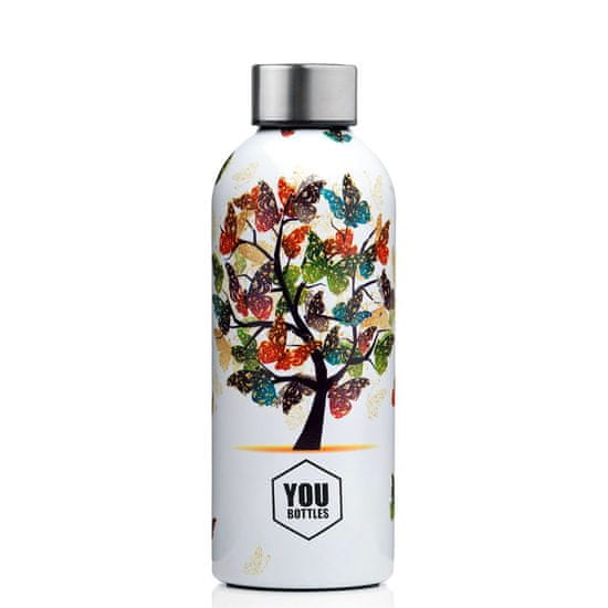 YOu bottles Termoláhev na pití Dual Design 500 ml Tree of Life