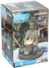 Grundig Solární světlo BUDDHA 17x16x27cm