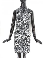 Dámské šaty , vzor černý jaguár Černá XS