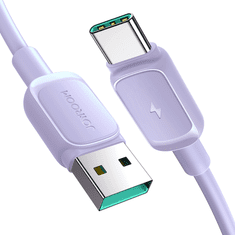 shumee Kabel USB-A - USB-C 3A 1,2m fialový