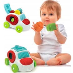 Clementoni  Clementoni Sensory Car Clemmy Soft Blocks