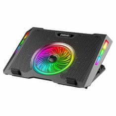 Evolveo Ania 16, chladicí podstavec pro notebook 10-17", 5x ventiátor, RGB podsvícení