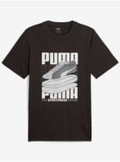 Puma Černé pánské tričko Puma Sneaker M