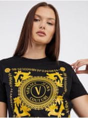 Versace Jeans Černé dámské tričko Versace Jeans Couture M