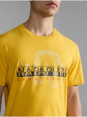 Napapijri Žluté pánské tričko NAPAPIJRI Iceberg S