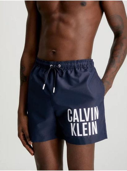 Calvin Klein Tmavě modré pánské plavky Calvin Klein Underwear