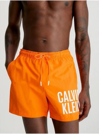 Calvin Klein Oranžové pánské plavky Calvin Klein Underwear