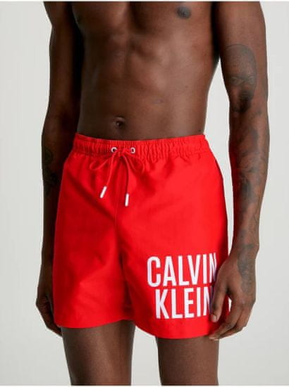 Calvin Klein Červené pánské plavky Calvin Klein Underwear