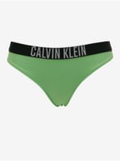 Calvin Klein Zelený dámský spodní díl plavek Calvin Klein Underwear Intense Power M