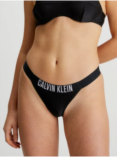 Calvin Klein Černý dámský spodní díl plavek Calvin Klein Underwear