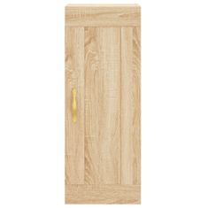 Greatstore Skříň highboard dub sonoma 34,5 x 34 x 180 cm kompozitní dřevo