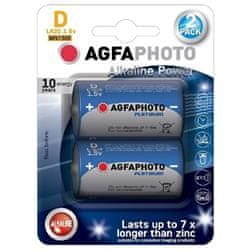 Agfaphoto Power alkalická baterie 1.5V, LR20/D, 2ks