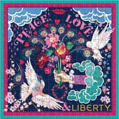 Galison Čtvercové puzzle Liberty: Síla lásky 4x200 dílků