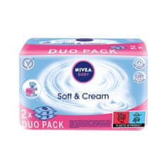 shumee Baby Soft & Cream duopack čistící ubrousky 2x63 ks.