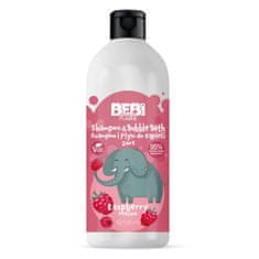 shumee Bebi Kids šampon a tekutina do koupele pro děti 2v1 Malina 500ml