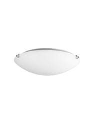 Nova Luce NOVA LUCE stropní svítidlo ANCO matné bílé sklo chromovaný kov E27 1x12 W 600401