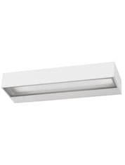 Nova Luce NOVA LUCE venkovní nástěnné svítidlo FUNGO bílý hliník skleněný difuzor LED 12W 3000K 220-240V 120st. IP65 světlo dolů 9027202