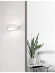 Nova Luce NOVA LUCE nástěnné svítidlo ENNA bílý hliník a akryl LED 6W 220-240V 3000K IP20 9102461