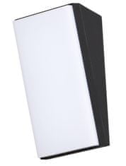Nova Luce NOVA LUCE venkovní nástěnné svítidlo KEEN černý hliník akrylový difuzor LED 12W 3000K 220-240V 108st. IP65 9270015