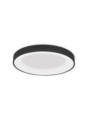 Nova Luce NOVA LUCE stropní svítidlo RANDO SMART černý hliník a akryl LED 50W 230V 3000K - 4000K IP20 Tuya stmívatelné 9853042