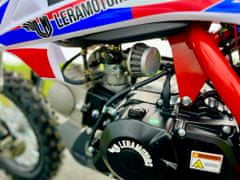 Leramotors Pitbike SPIRIT 90ccm 12/10 Automat - červená