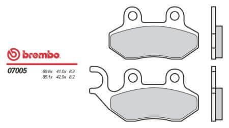 Brembo BREMBO brzdové destičky moto 07005