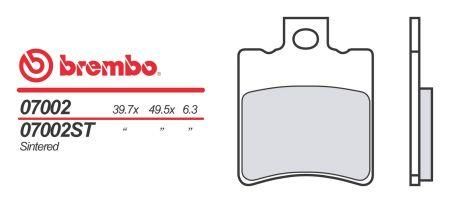 Brembo BREMBO brzdové destičky moto 07002