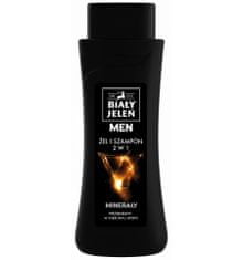 POLLENA White Jeleń For Men Hypoalergenní gelový šampon 2W1 Minerals 300 ml