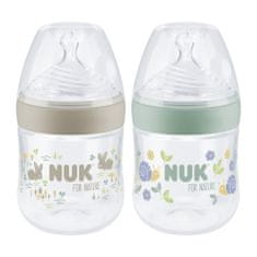 Nuk Láhev kojenecká For Nature s kontrolou teploty, zelená 150 ml