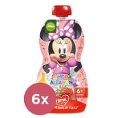 Hami 6x Kapsička ovocná Minnie Jahoda a banán 110g, 6+