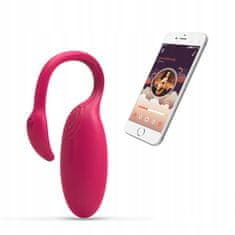 Vibrační vibrátor Flamingo Vibrating Bullet řízený aplikací Růžový