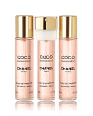 Coco Mademoiselle parfémovaná voda ve spreji 3x20ml náplň