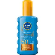 Sun Protect & Bronze přírodní opalovací krém ve spreji SPF50 200ml