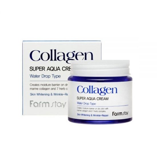 Kolagen Super Aqua Cream Kolagenový intenzivní hydratační krém Kapka vody 80ml