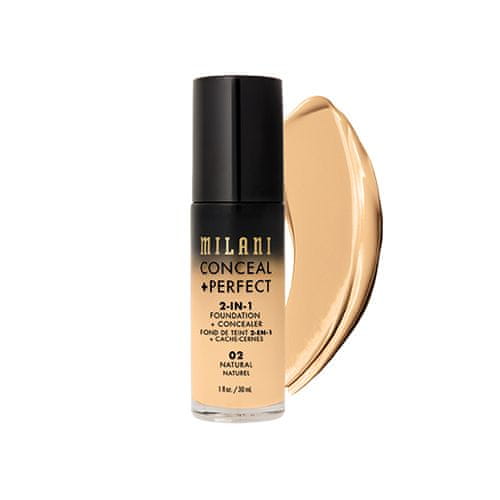 Conceal + Perfect 2-in-1 Foundation + Concealer krycí podkladová báze 02 Natural 30ml