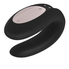 Double Joy Partner Vibrator Vibrátor pro páry ovládaný aplikací Black