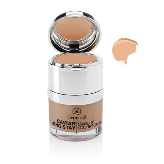 Caviar Long Stay Make-Up & Corrector podkladová báze na obličej s korektorem 01 Pale 30ml