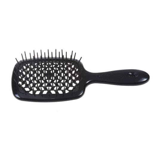 Superbrush kadeřnický kartáč na rozčesávání vlasů Black